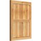 Ekena Millwork Framed Board-n-Batten Shutters, Rough Sawn Western Red Cedar, 21 1/2W x 28H, PR RBF06S21X028RWR - alternate 4